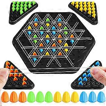 Chain Triangle Chess Game for Multiplayer Interactive 1Set Board Game