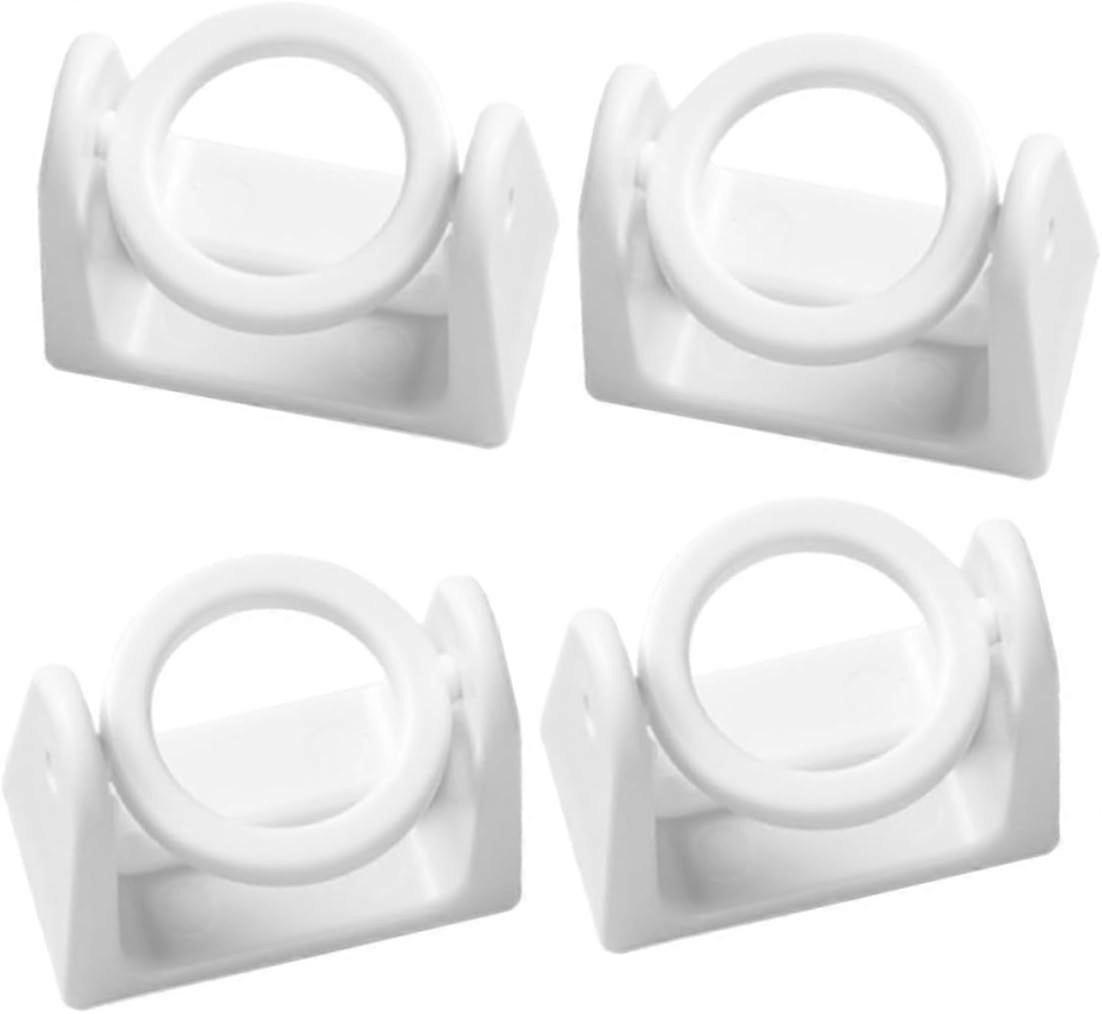 4pcs Multipurpose Rotatable Adhesive Bathroom Brackets Drilling
