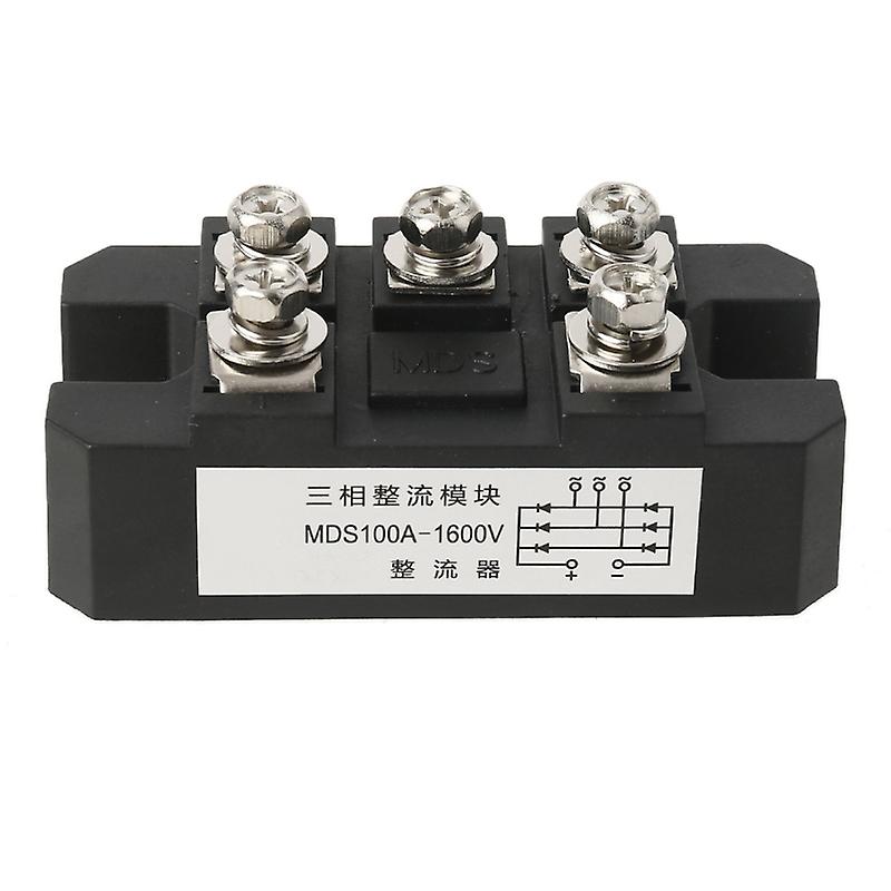 Mds100-16 Bridge Rectifier 100a 1600v 3-phase Diode Bridge Rectifier Copper Bottom Plate Rectification Module