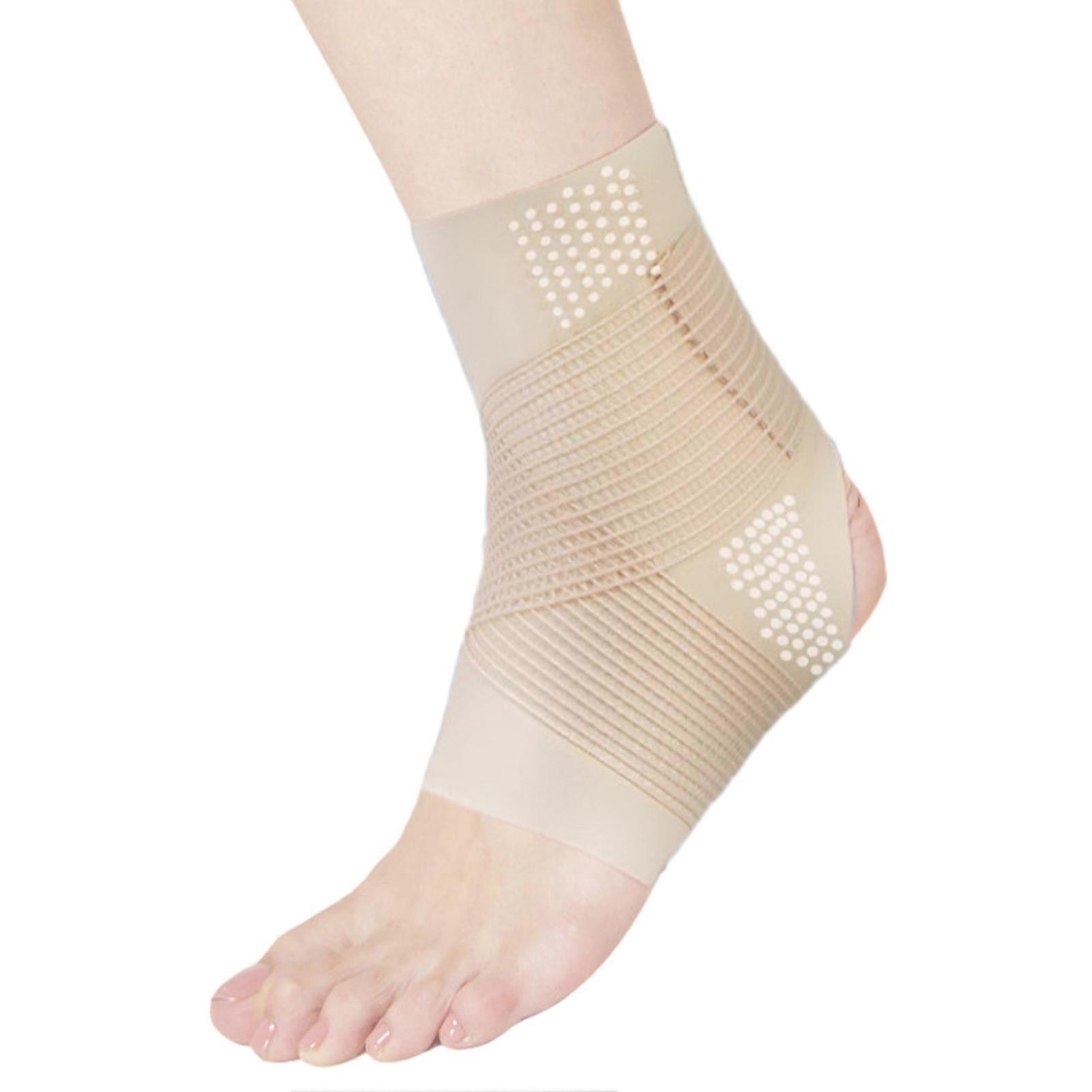 Ankle Support Brace - Adjustable Wrap for Sprained Achilles Tendonitis