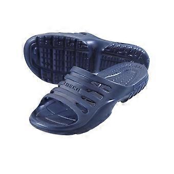 BECO Navy Pool/Sauna Slippers for Men