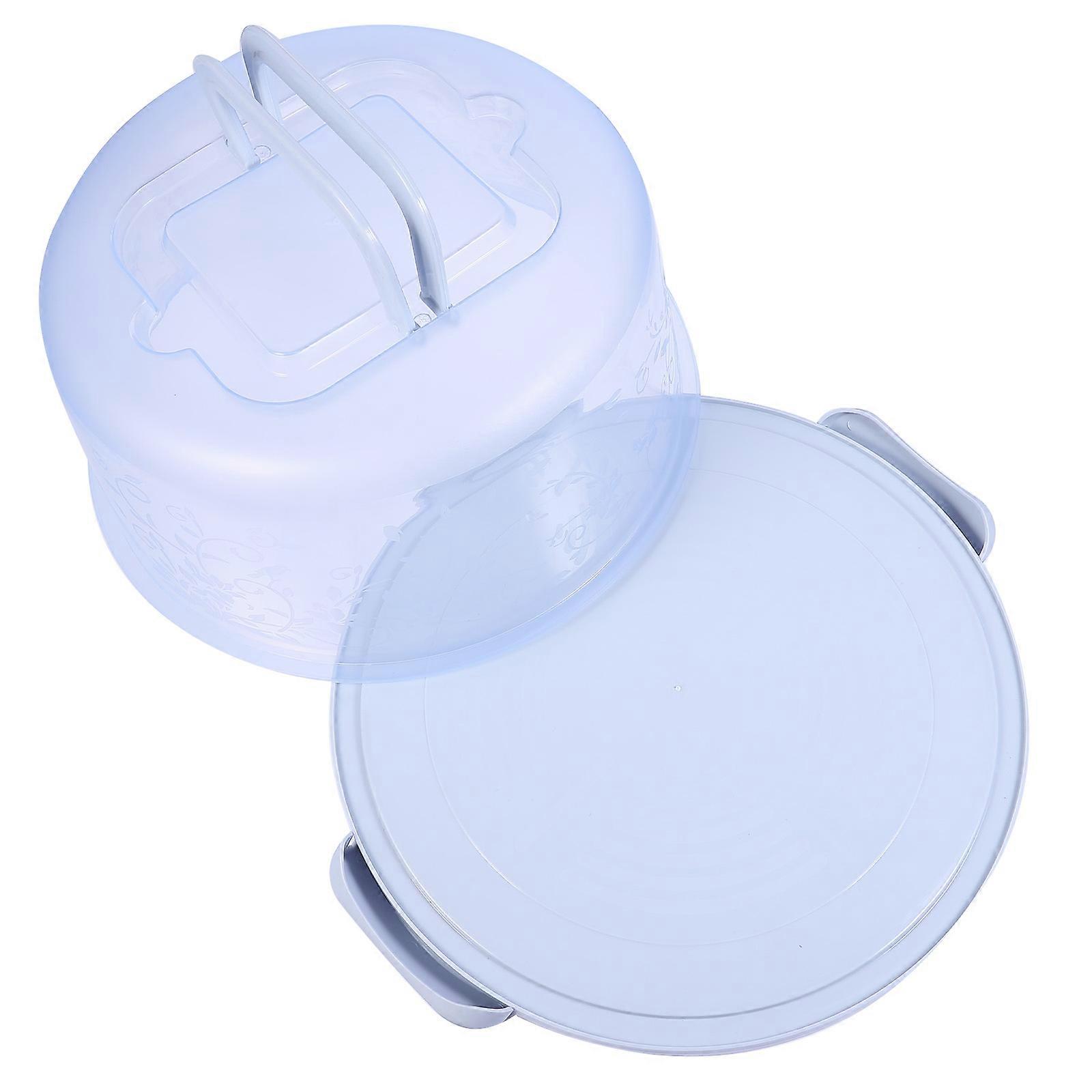 Egg Cake Box Cake Container for Storage with Locking Lid Holder