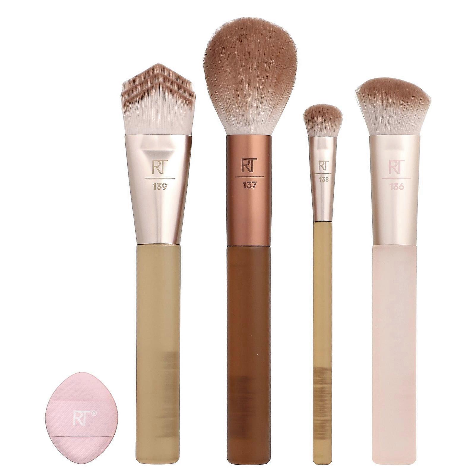 Real Techniques, New Nudes 2.0, Blurred Base Set, 5 Piece Set