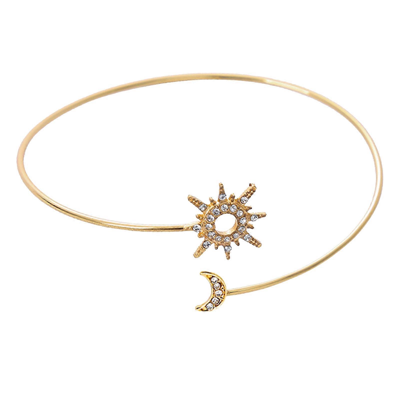 Adjustable C Shape Arm Bracelet for Daily and Party