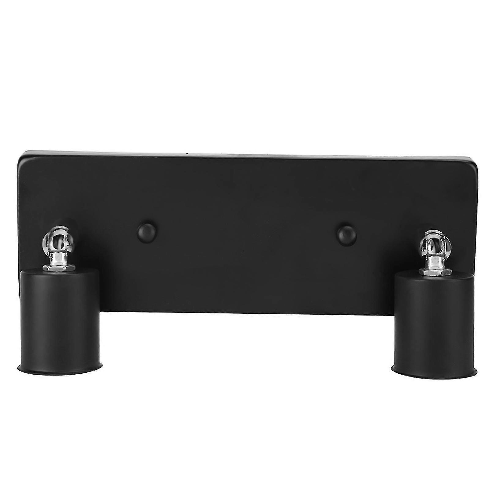 Elegant E27 Lamp Holder with Rectangular Turning Base DIY Accessories for Ceiling Wall LampBlack SP