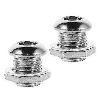 2pcs Snare Drum Air Vent Screws - Air Hole Replacement Screw Part For Bass Tom And Drum Set Ventilation System Hardware For Percussion Instrument