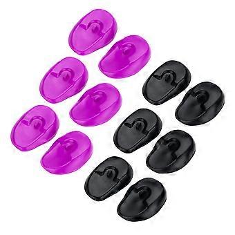 Silicone Ear Cover Hair Coloring Ear Protector for 6Pairs Assorted Color