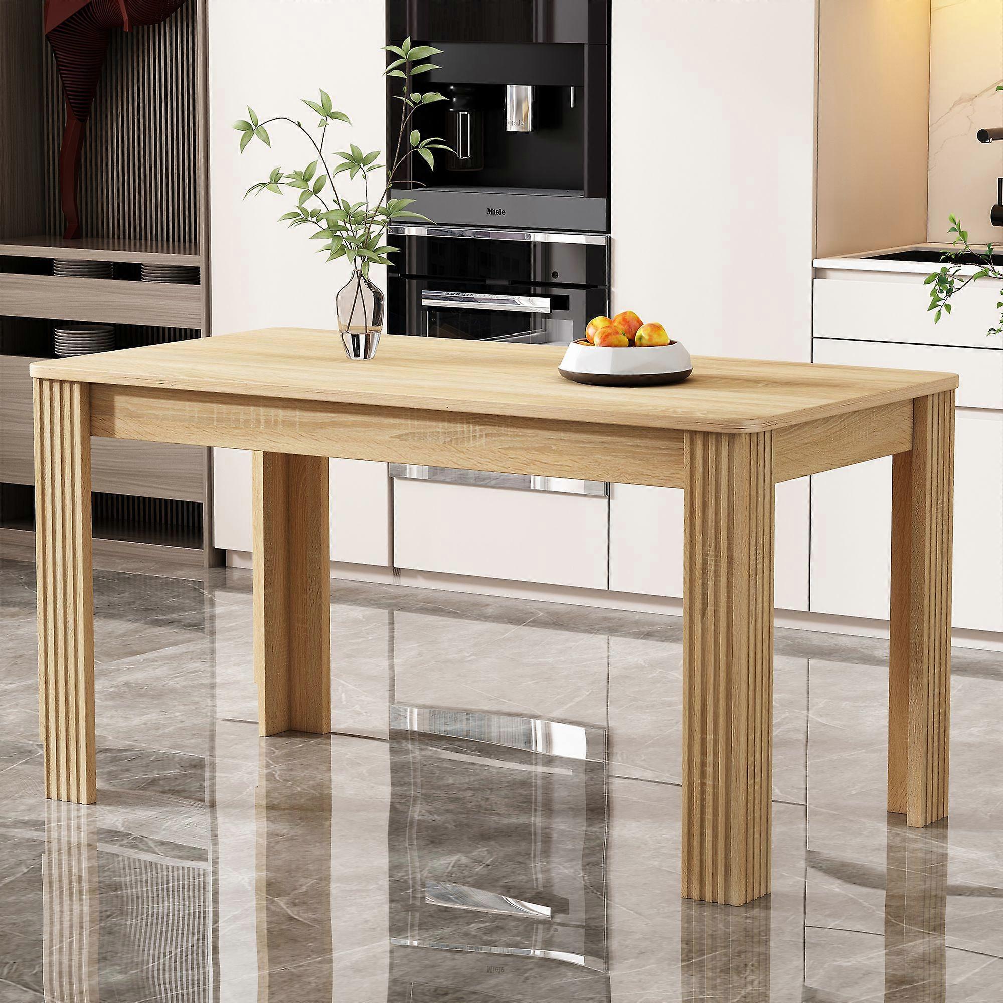 Coffee Leisure Table, dining table, contemporary dining table, sturdy dining table, table with four legs, oak table, rectangular dining table, modern.