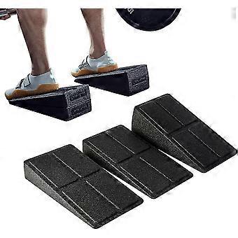 Adjustable Non-slip Squat Wedge Block for Squat and Deadlift - Calf Stretcher Slant Board Strength