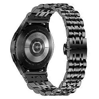 Voor Samsung Galaxy Watch7 44 mm / 40 mm roestvrijstalen band 7-kralen Smart Watch-band met connector