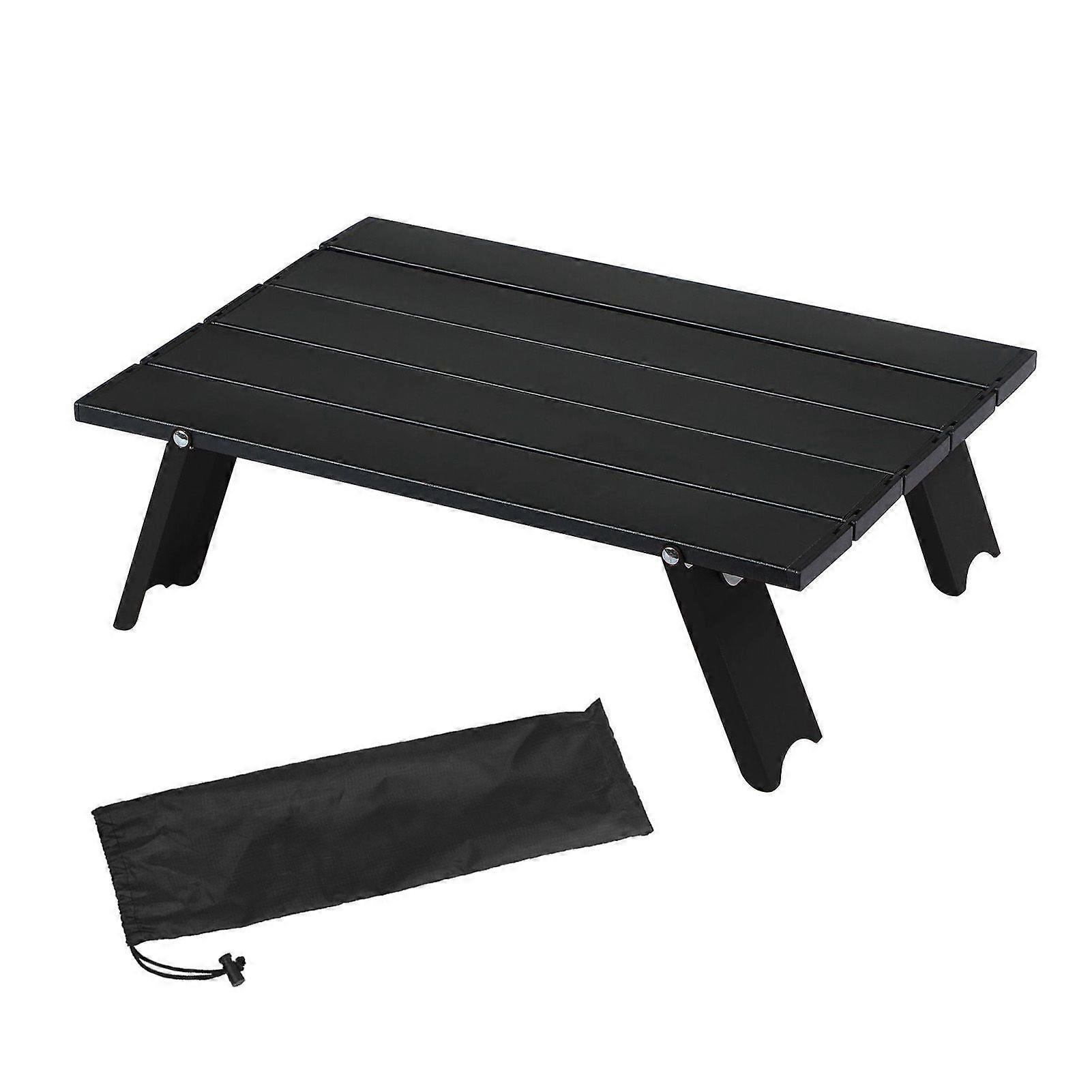 Ultralight Aluminum Folding Table Solid Construction Strong Load-bearing High Stability Mini Size Collapsible Beach Table