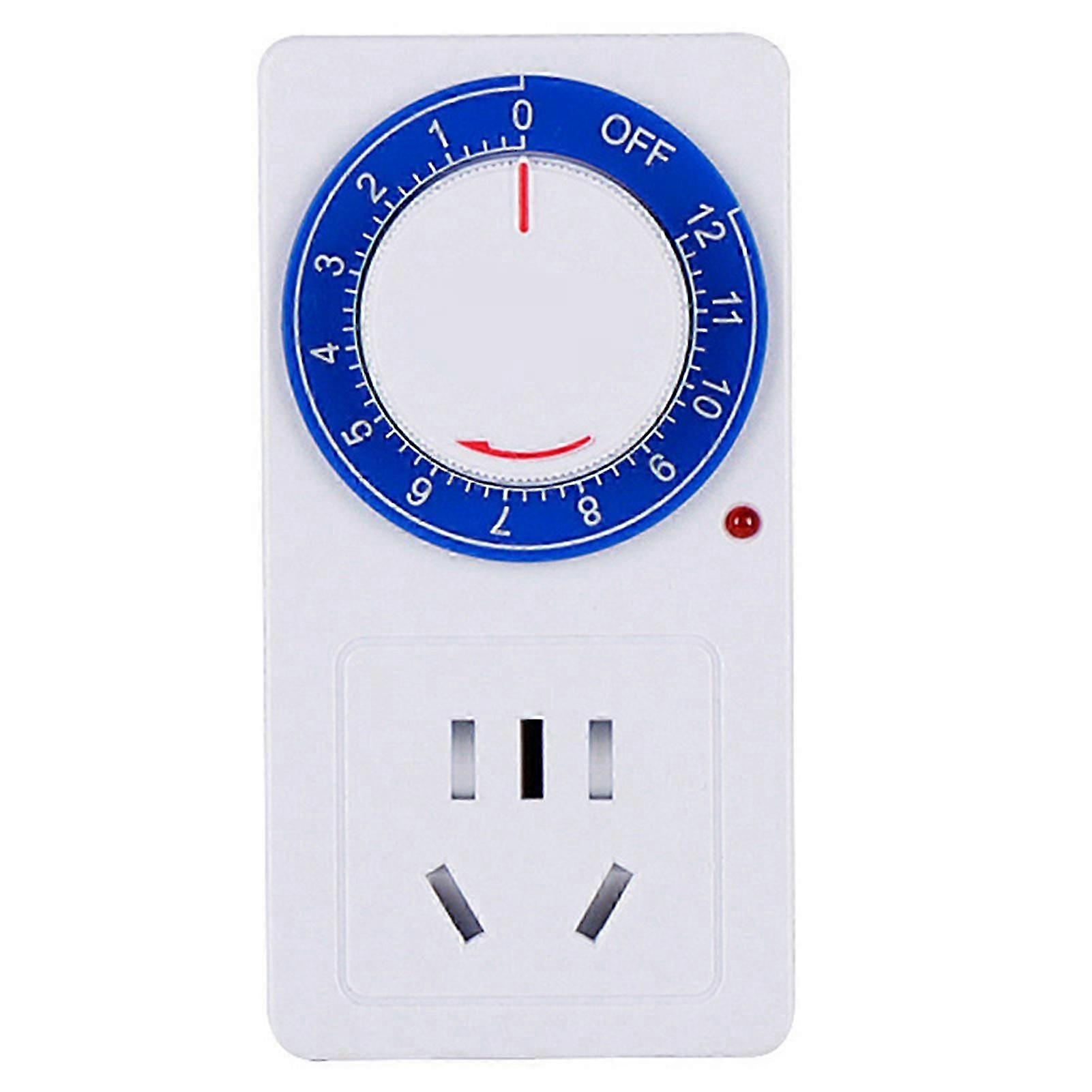 220V 10A Timer Socket Indoor Indoor Mini 12 Hours Mechanical Outlet Timer Socket AU Plug