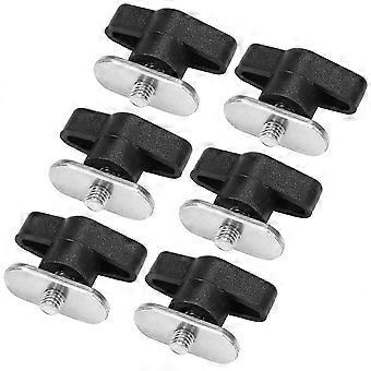 6 Sets Kajak Schrauben Muttern Hardware für Schiene Kanu Kajak Spur Montagesystem Angeln Boot Zubehör