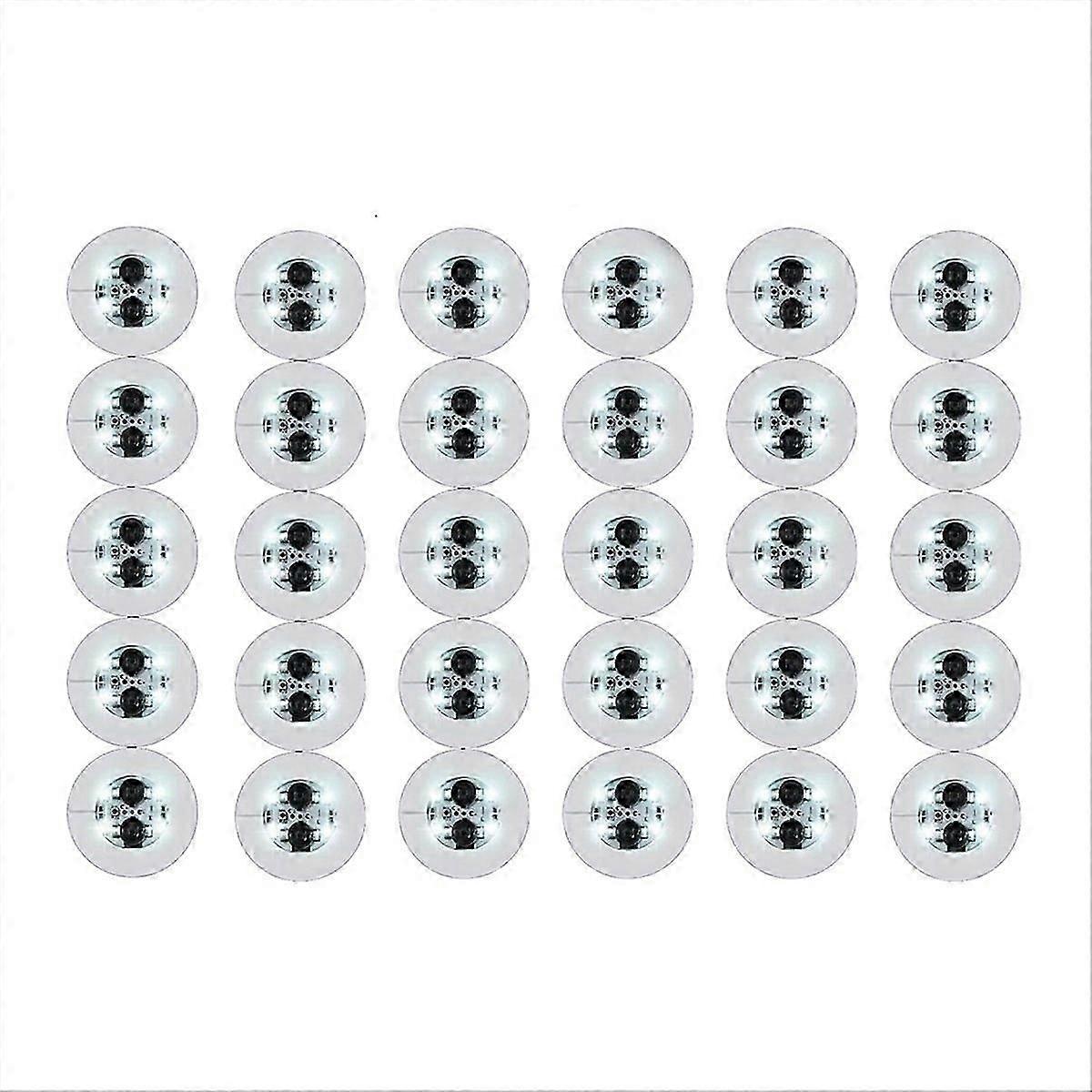 LED Coaster,30 Pack Light Up Coasters for Drinks,Led Coaster Lights