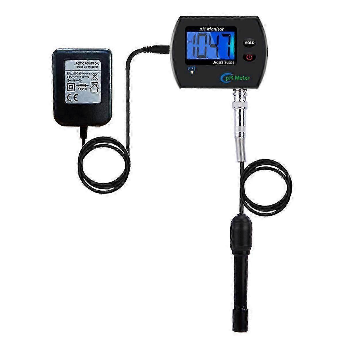 Precision pH Meter compatible with Drinking Water and Aquarium Use with EU Plug