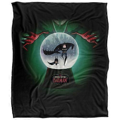 Merry Little Batman Snow Globe Soft Touch Blanket