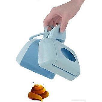 Portable Pet Pooper Scooper, Sturdy ABS Multifunctional Waste Pickup Tool for Outdoor Travel Small Pets