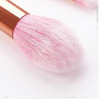 Makeup Chemical Brush Flame Shape Powder Brush Wooden Handle 2Pcs