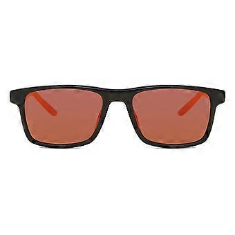 Nike CHEER M DZ7381 021 Vollrand-Sonnenbrille, transparent, dunkelgrau, Unisex, quadratisch, UV3, Original