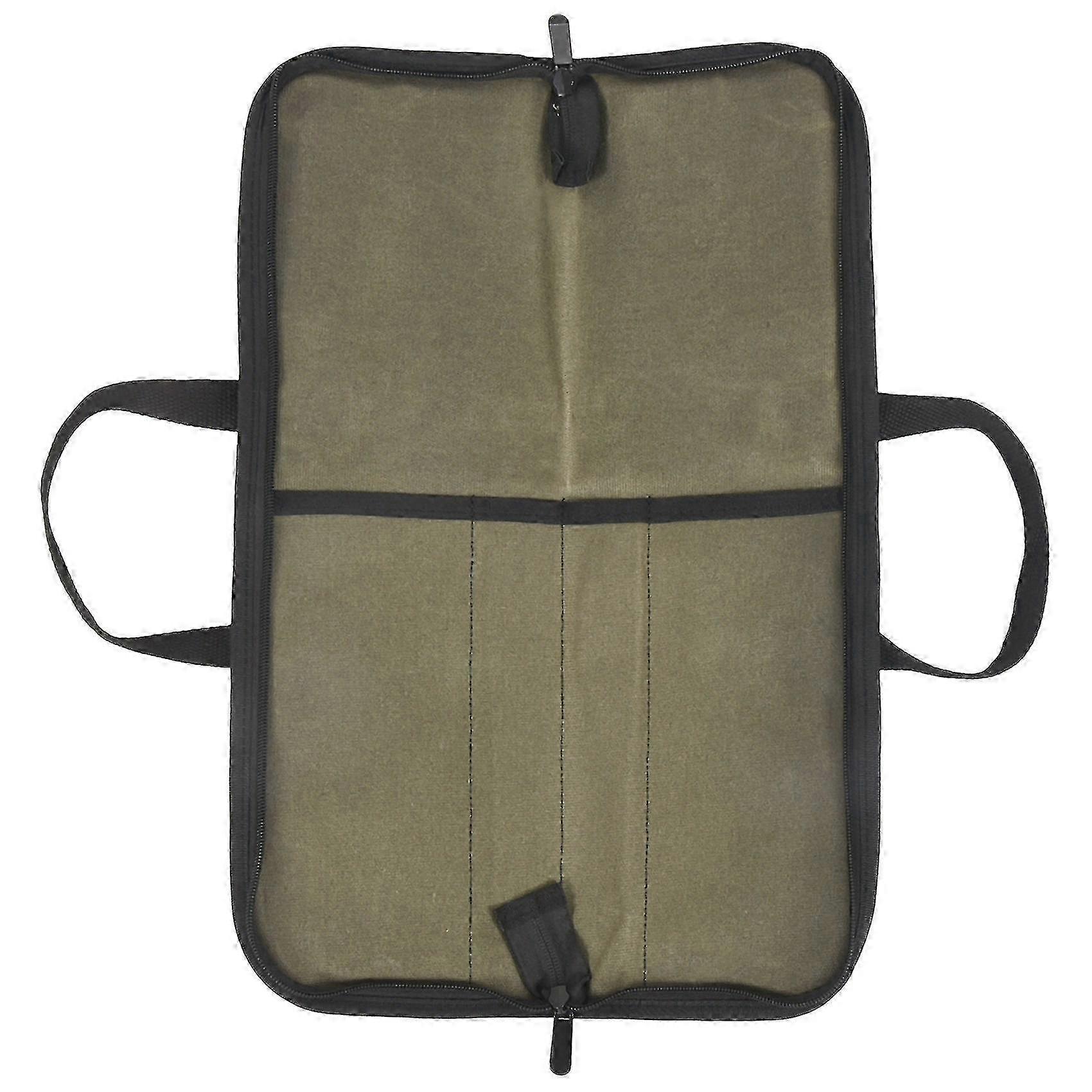 Waxed Canvas Knife Roll 4 Slots