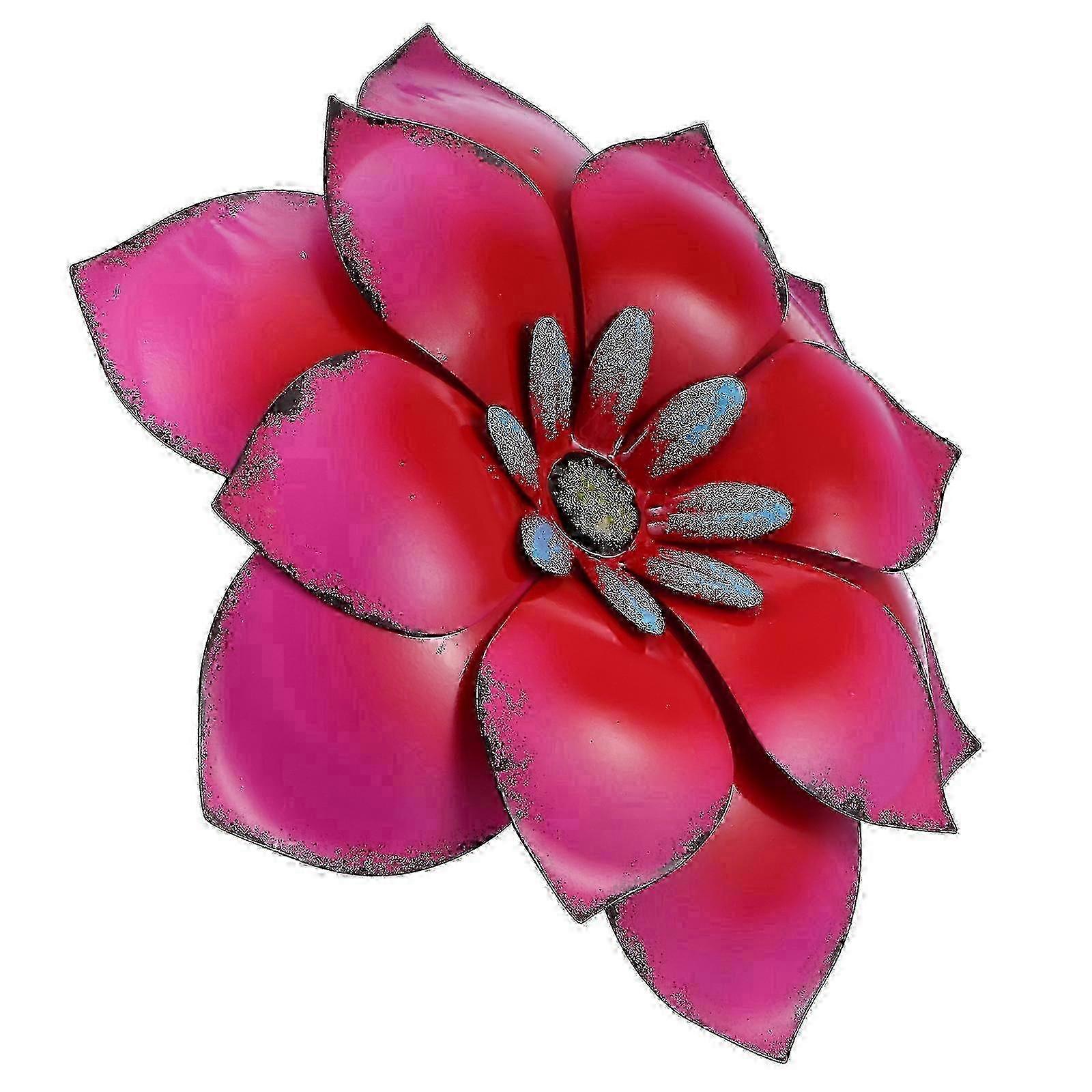 3D Iron Flower Wall Ornament