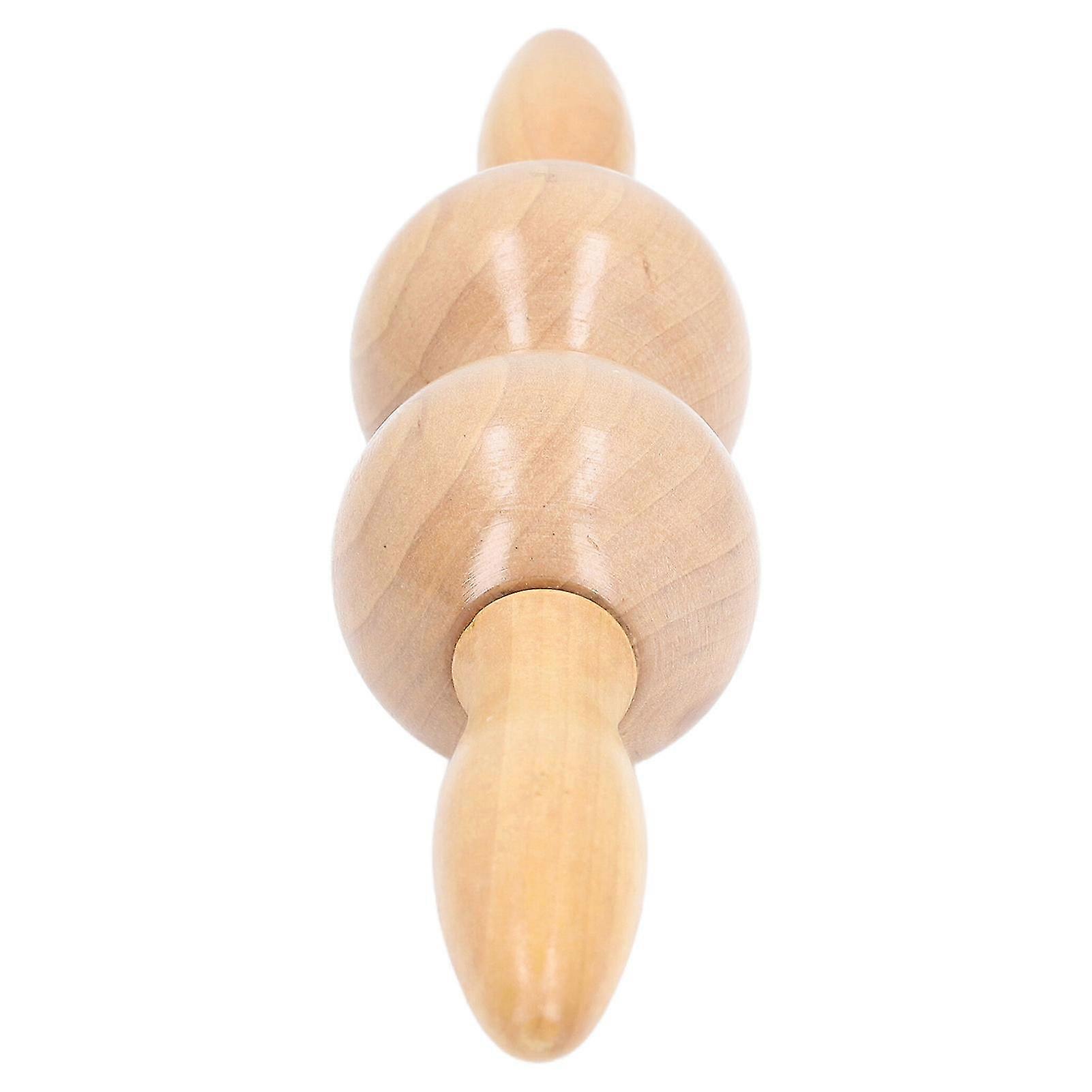 Handcrafted Beech Wood Body Shaping Roller