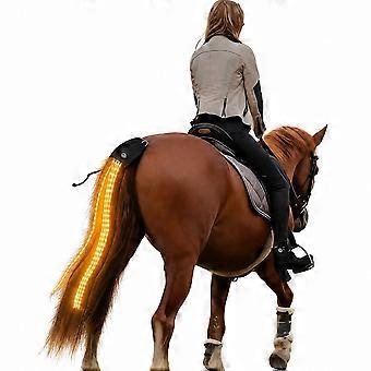 Horse Tail Light with Illuminated Tail Strips and USB-A Charging Cable