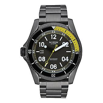 Nixon the Descending Quartz Analog Man Watch with A959632 Stainless Steel Bracelet