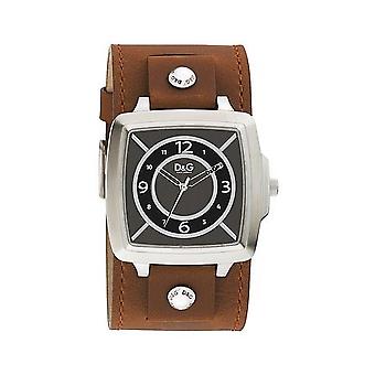 D & g große Nase Quarz Analog Man Uhr mit Kuhfell Armband DW0181