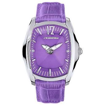 Chronotech Light Quartz Analog Women Watch with Cowhide Bracelet CT7219L07