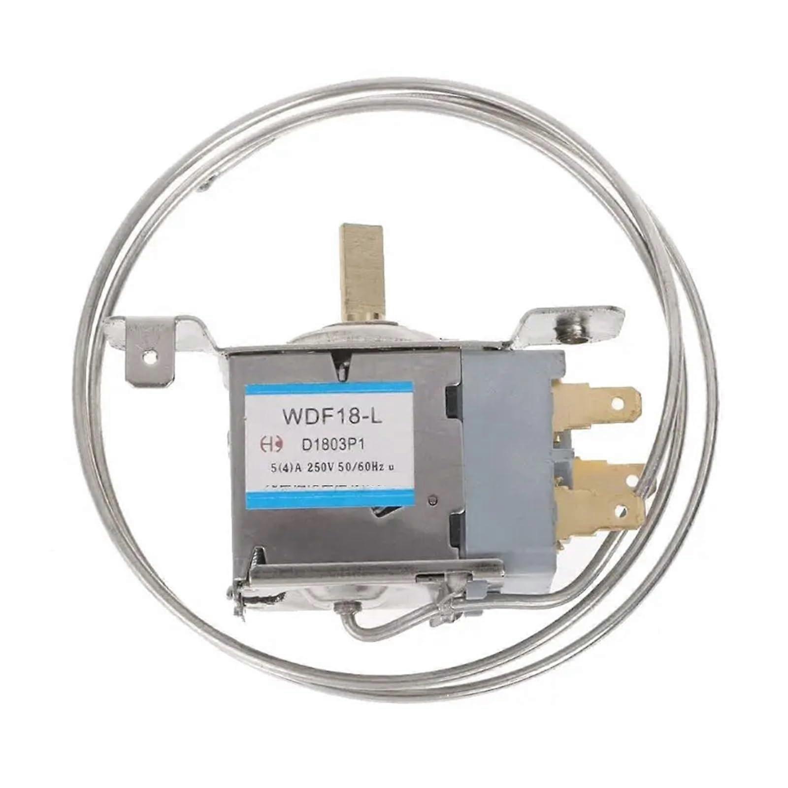 WDF18L Refrigerator Thermostat Replacement, Adjustable Fridge Temperature Controller with Precise Cooling Control and Easy Installation