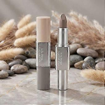 Dual Ended Contour Stick 2-in-1 Cream & Liquid Bronzer Matte Face Contouring Stick Easy to Blend-jry