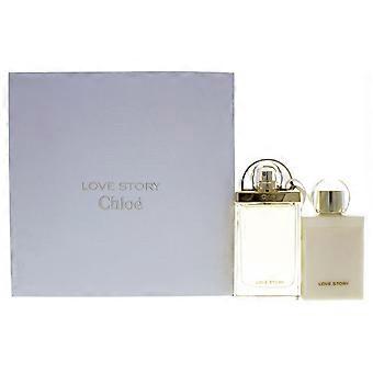 Chloe Love Story By Chloe For Women - 2 Pc Gift Set 2.5oz Edp Spray, 3.4oz Perfumed Body Lotion