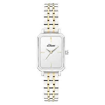 s.Oliver Damen Uhr Armbanduhr Edelstahl SO-4595-MQ