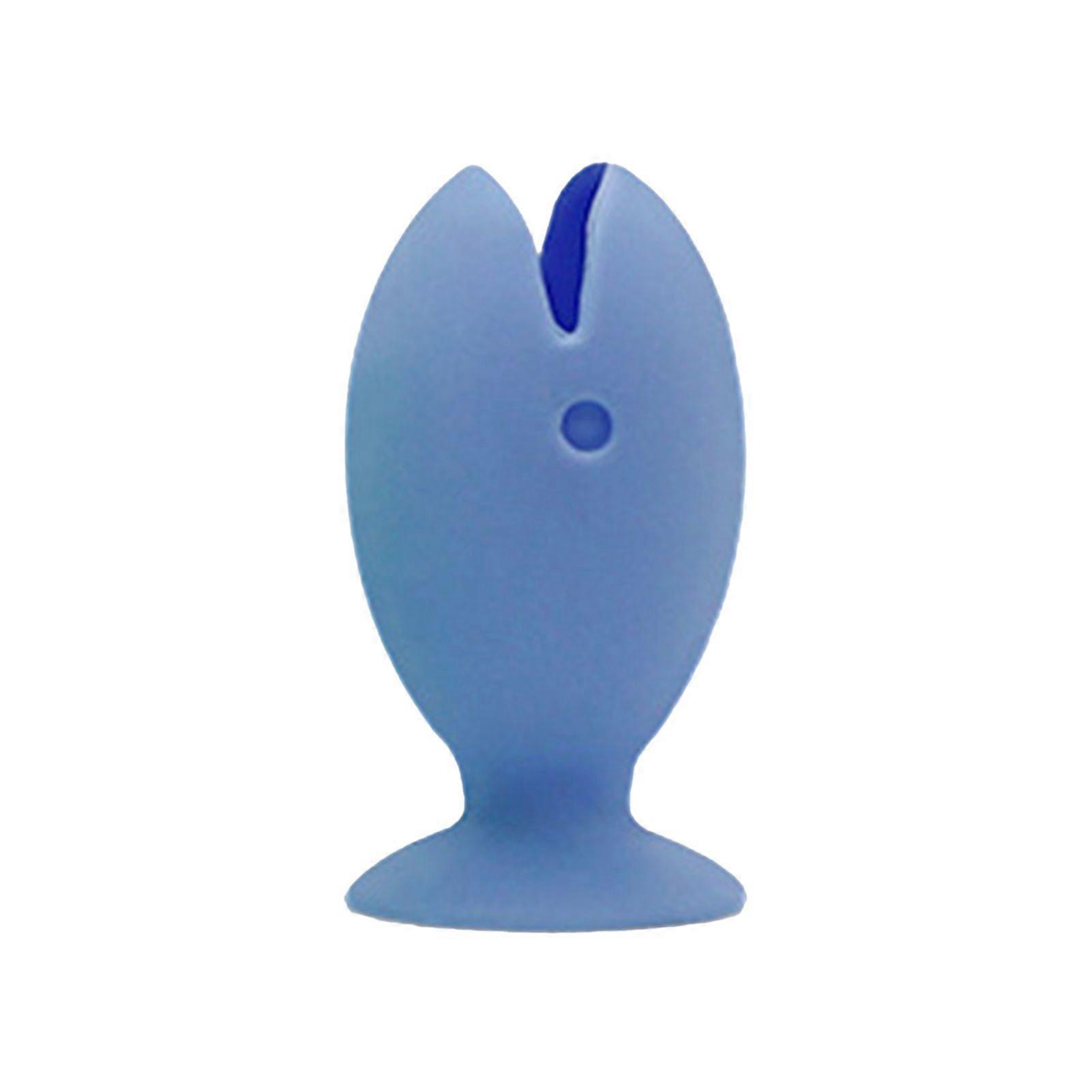 Reusable Silicone Fish Toothbrush Stand