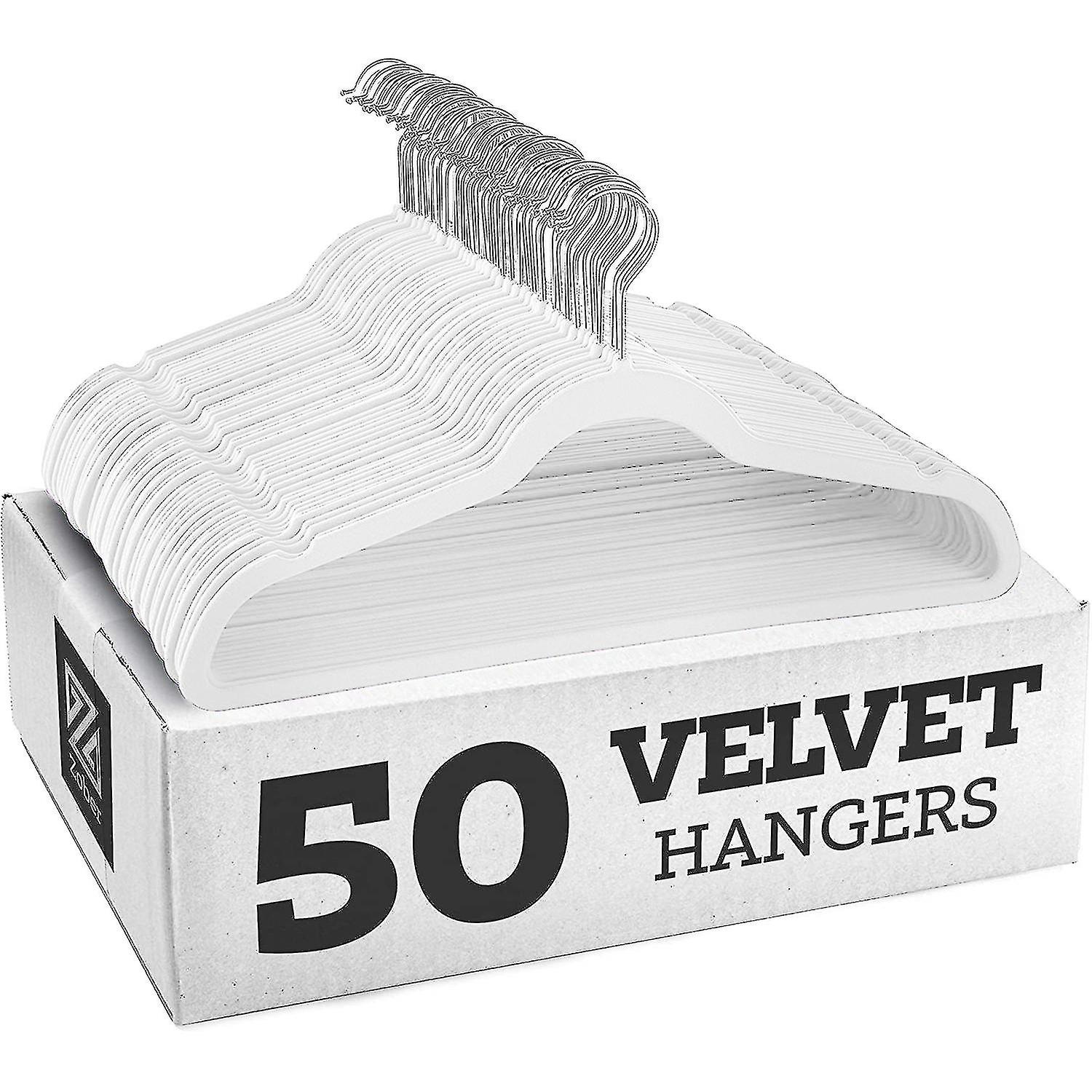 Grey Flocking Clothes Hanger Drying Rack Multifunctional Non-slip