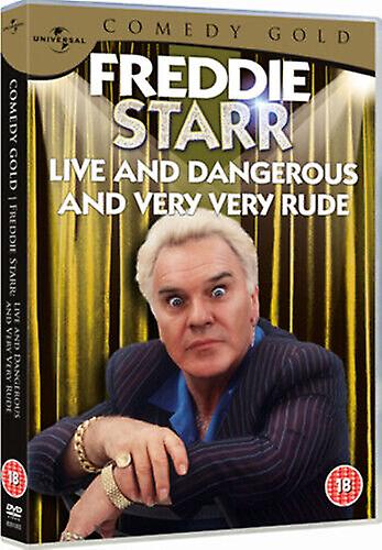 Freddie Starr Live and Dangerous DVD （2010） Freddie Starr 证书 18 - 区域 2
