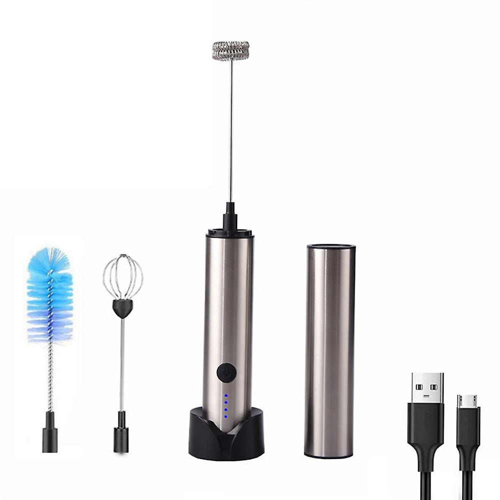Electric Whisk USB Recharge Three Speed Adjustment Kitchen Cooking Tools Bubbler Egg Cream Sauce St