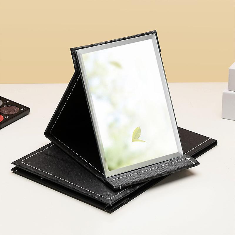 Pocket Mirror Foldable Makeup Mirror, Portable Makeup Mirror with Padded Cover
