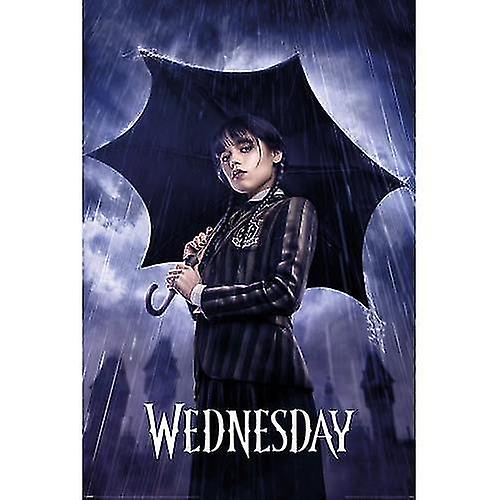 Wednesday Downpour Paper Poster