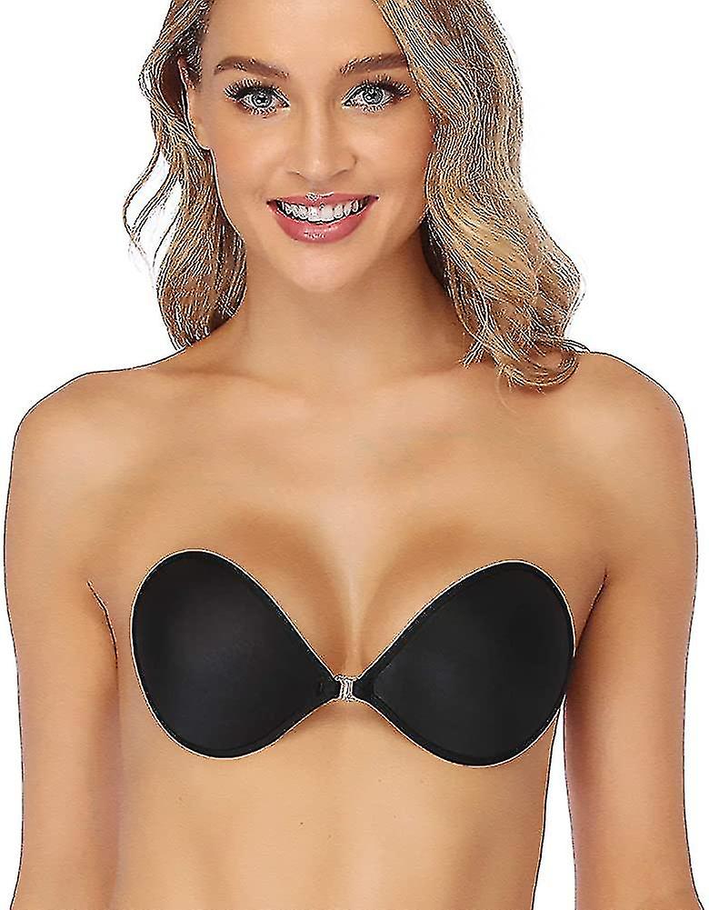 Push Up Strapless Self Adhesive Plunge Bra Invisible Backless Sticky Bras