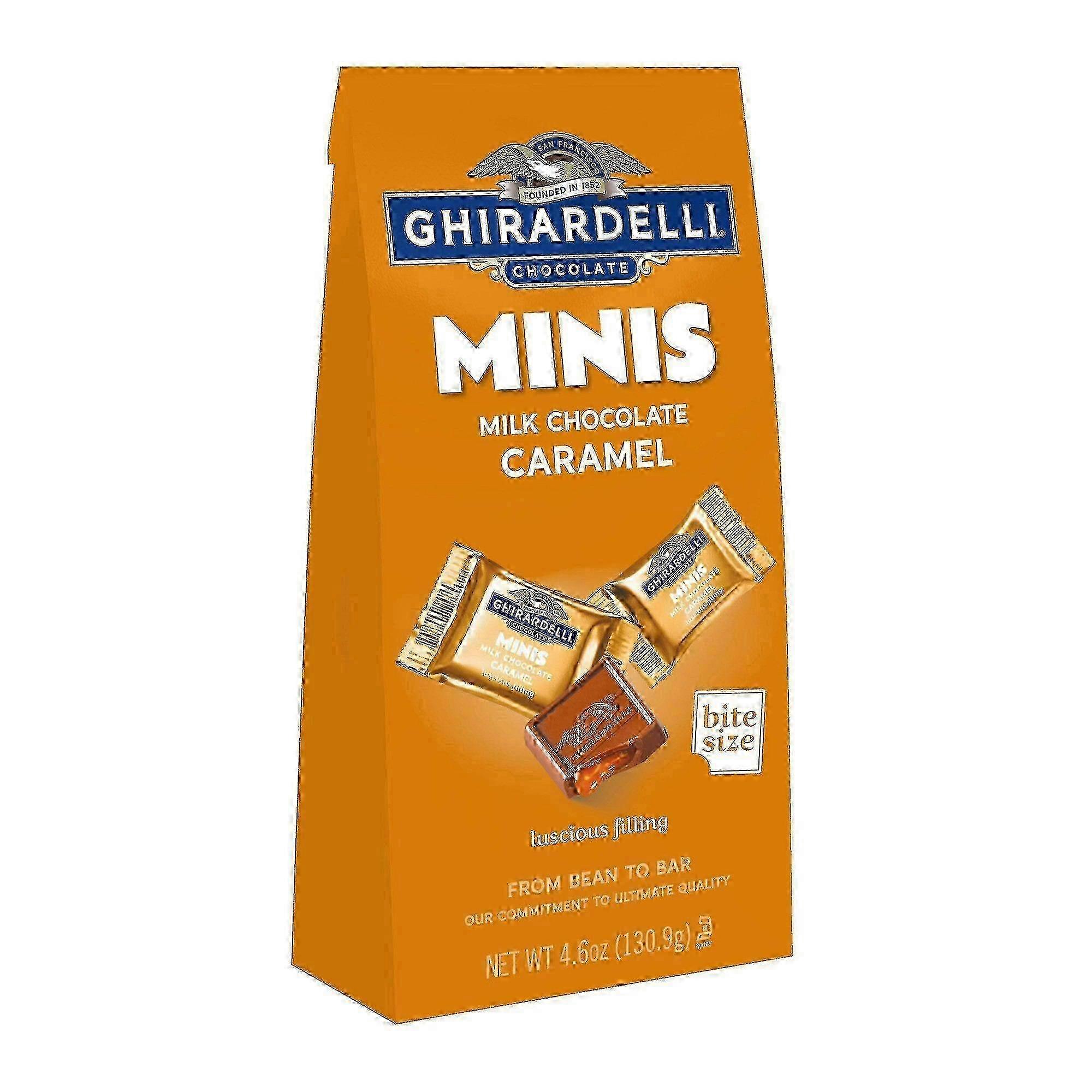 Ghirardelli Milk Chocolate Caramel Minis, 4.6 Oz