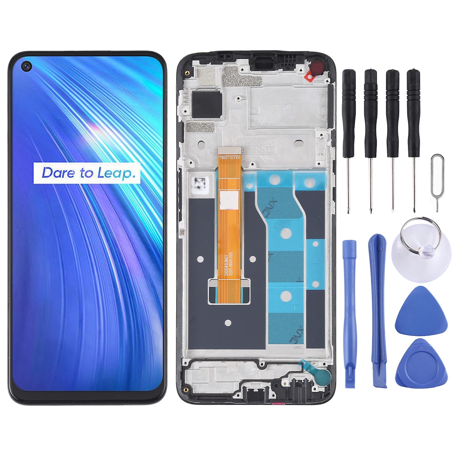 TFT LCD Screen for OPPO Realme 6 RMX2001 Digitizer Full Assembly With Frame