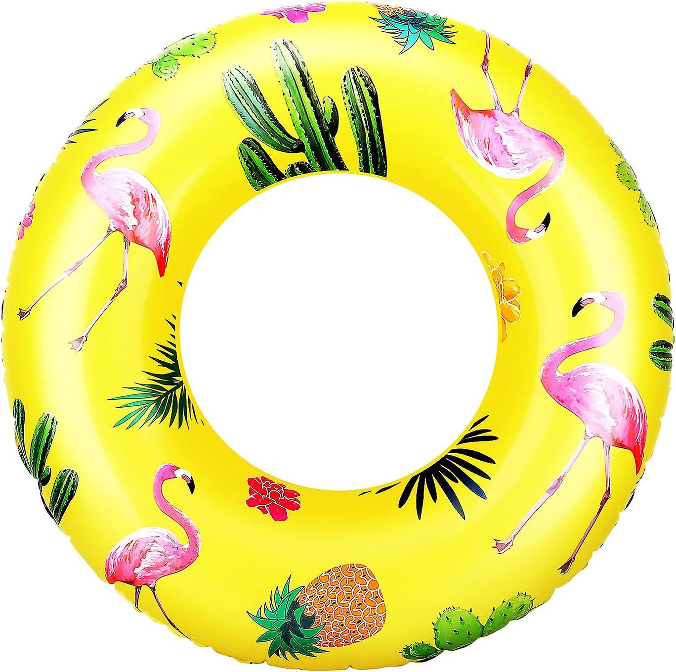 Swim Rings With Glitter, Inflatable Pool Float Swimming Pool Float Tube ...