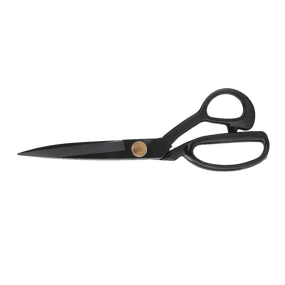Ciseaux de tailleur en acier noir rétro de haute qualité pour vêtements, cuir, artisanat, accessoires de couture (HC-9 pouces)