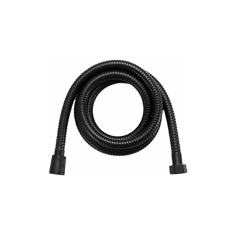 1.5m Shower hose with universal connection, black