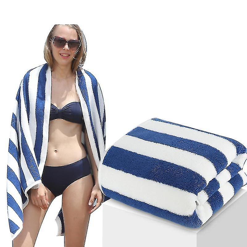Stripe Beach Towel For Adults Pool Towels With 100%
