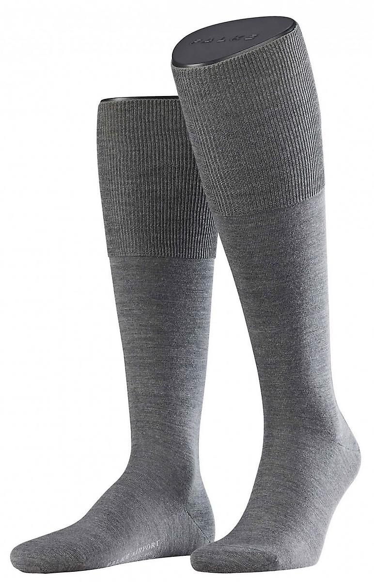 Falke Airport Knee High Socks  - Dark Grey