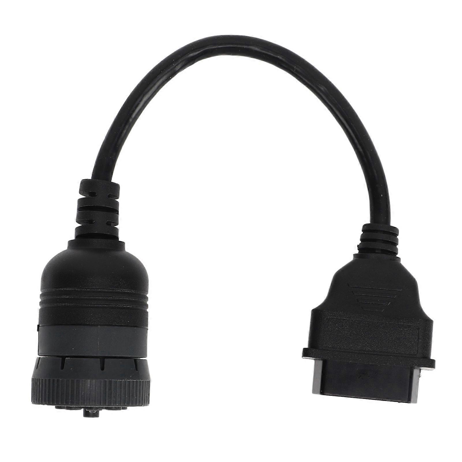 Truck Diagnose Interface Adapter: 16 Pin OBD2 to 9 Pin Cable