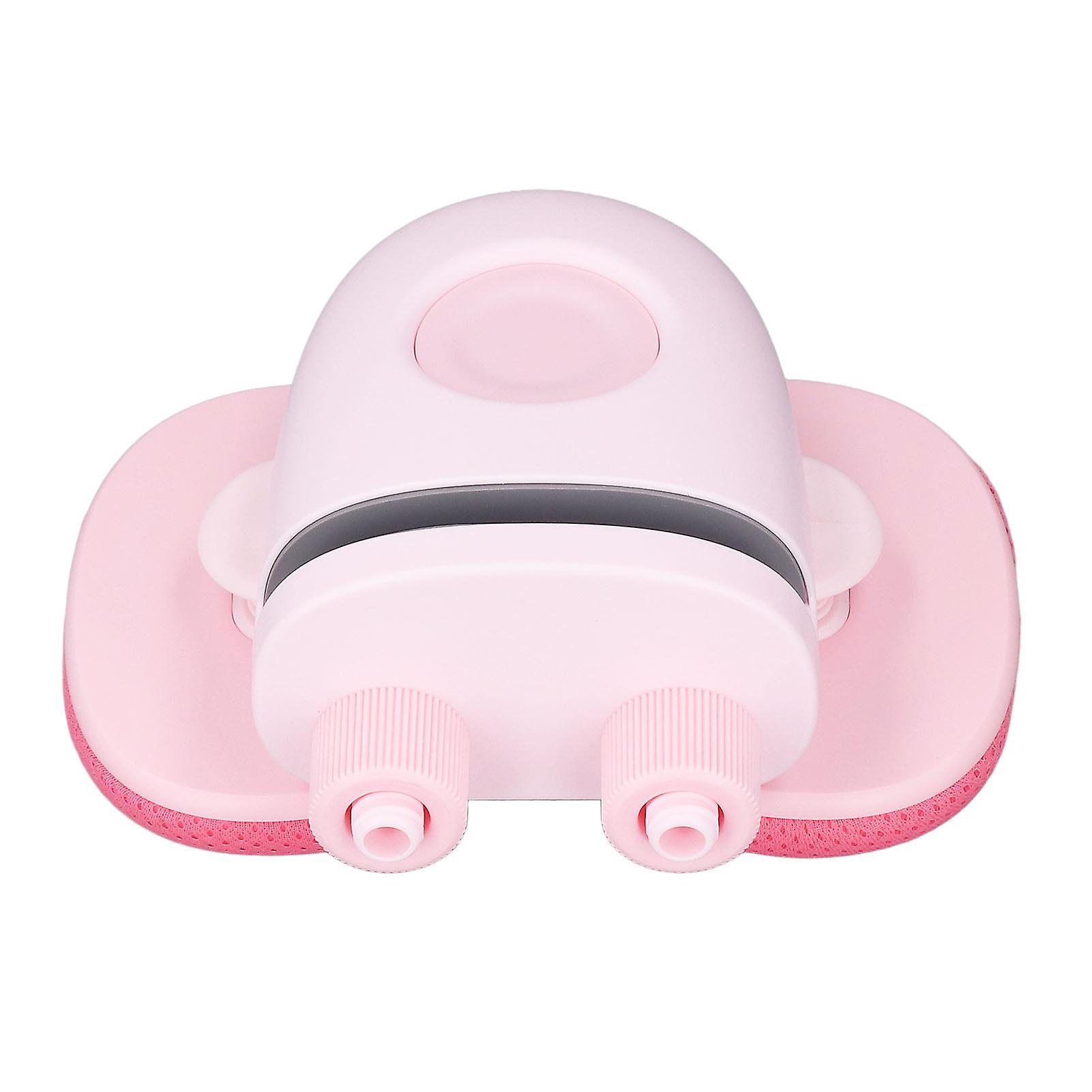 Sitting Posture Corrector Pearl Wool 5 Height Levels Easy Assembly Double Chest Support for Kids Students Desk Pink 